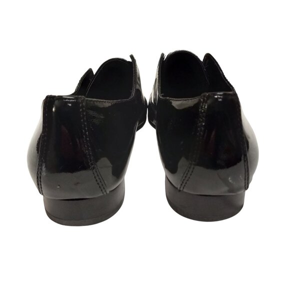 Sam Edelman Size 8 M Womens Kennedy Black Patent Leather Studded Slip On Loafers - Picture 6 of 13
